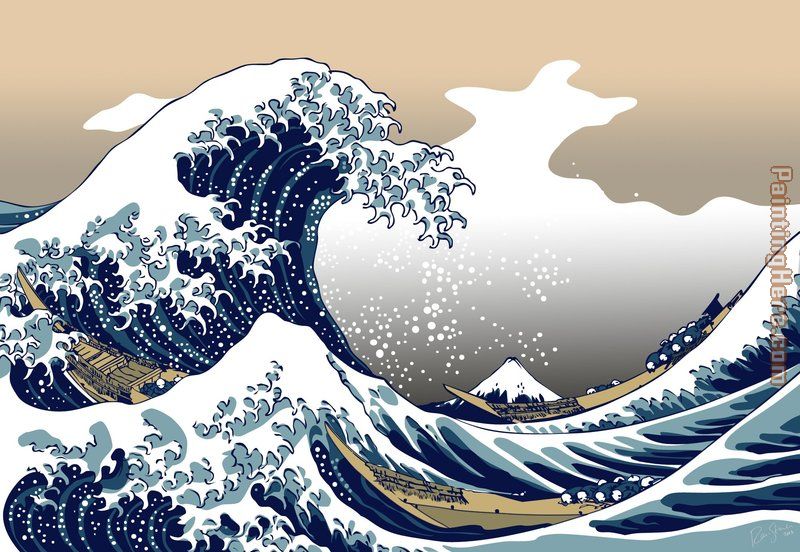The Great Wave off Kanagawa by Katsushika Hokusai